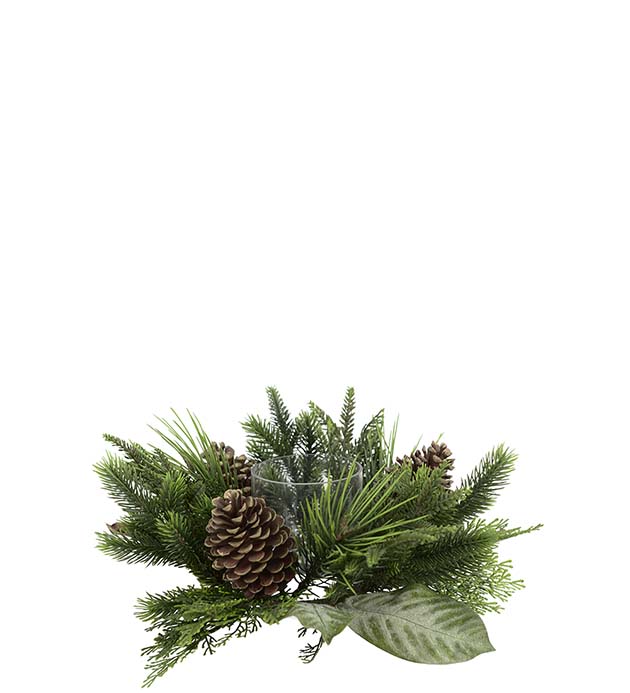 4725-90 - Krans med ljushållare