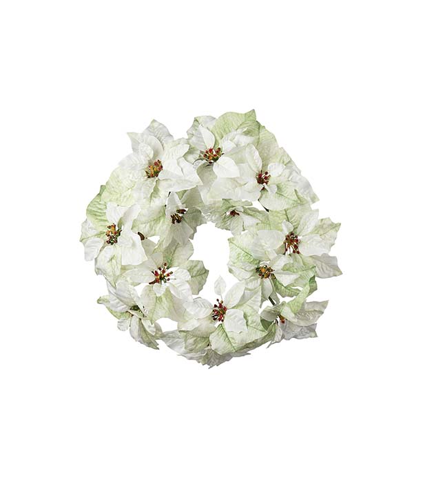 4755-10, Julstjärna krans 50 cm