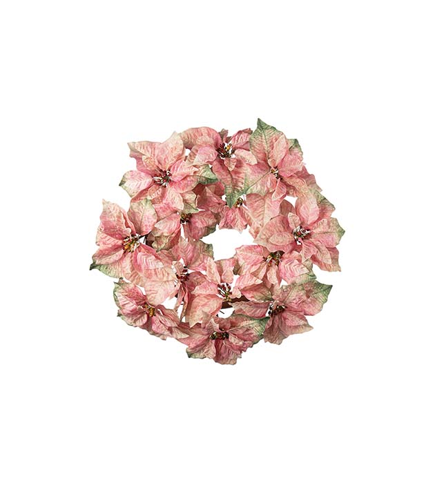 4755-20, Julstjärna krans 50 cm